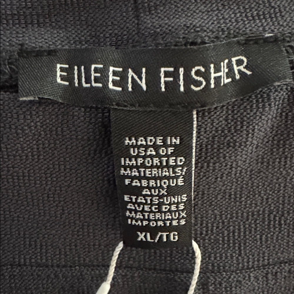 Eileen Fisher NWT Slim Ankle Charcoal Dress Pants washable - Picture 5 of 10